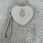 Juicy Couture White Heart Shape Wristlet Wallet NWOT Photo 0