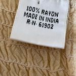 Rayon Sleeveless Milk Maid Yellow Maxi Soft Pockets Womens Dress SZ L #1007 Size L Photo 5