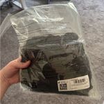 Waist Tie Ruffle Mini A Line Flowy Tiered Short Dresses Black Size L Photo 2