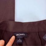Monki  Dark Brown Dress Wide Leg High Waisted Pants Photo 4