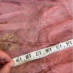 Altar'd State Altar’d State Evelinah Large Ruffle Tulle Maxi Dress Dusty Rose Prom Formal Gown Photo 10