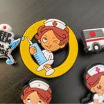 Set of 5 Nursing Croc Charms Novelty Size undefined Photo 1