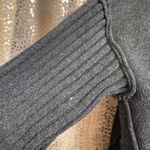 Free People  Orion Charcoal Gray A-Line Tunic Oversized Sweater XS Photo 5