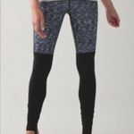 Lululemon Wunder Under SE Stirrup Pant Dramatic Static White Black Size 6 Active Photo 9