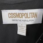 Dress the Population Cosmopolitan x  Dress Black Sparkle V Neck Flare Small New Photo 7
