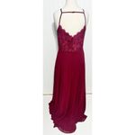 Hayley Paige Occasions Sleeveless Lace Bridesmaid Dress 52017 Maroon Red Size 10 Photo 5