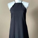 Lulus  | Black Scalloped Endlessly Endearing Mini Dress Sz XS Photo 0