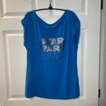 Disney Parks Star Wars Galaxy’s Edge T-Shirt Women's Size XL Blue Short Sleeves Photo 8