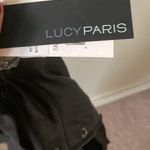Lucy Paris Black Leather Dress Photo 2