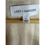 Lost + Wander Square Neck Milk Maid Puff Sleeve Maxi Dress Cottage Boho Cream L Size L Photo 8