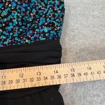 Hailey Logan Vintage Y2K Winter Formal Dress Juniors 11/12 Black Blue Sequin Photo 11