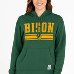 PINK - Victoria's Secret  Bison North Dakota Green Pullover Hoodie - Women's Photo 0
