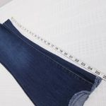 Nine West Kick Flare Jeans Raw Hem Blue Denim Photo 6