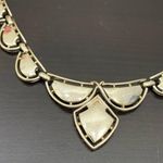 Vintage CORO Signed Light Gold Scalloped Choker Necklace Photo 3