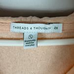 Threads 4 Thought  Quarter Zip Pullover Hoodie Sweatshirt 2X Organic Cotton Photo 1