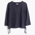 Madewell • Navy Stripe Side Lace-Up Tie Top Photo 77