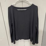 Eileen Fisher Grey Long Sleeve Shirt Photo 0
