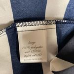 Blue Rain , Women’s Nautical Striped Top,‎ Large, Long Cuffed Sleeves, Large Photo 6