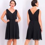 Gal Meets Glam  Elora Textured Tie Dress Photo 2