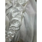 Oscar de la rente pink label vintage delicate camisole satin rosettes small White Photo 8