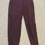 Athleta  Lined Joggers Maroon 4 Photo 1
