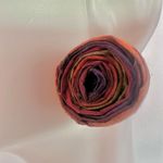 Orange paper swirl post earrings Photo 7