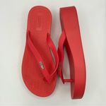 Melissa  vegan sun venice platform sandals red/orange women’s Size 6 Photo 4