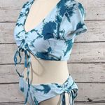 Zaful Crop Top Style Bikini Set Aqua/Teal-XL Photo 1