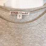 Gypsies & Moondust  Gray and Blue Ruffle Sleeve Top, EUC, Size Small Photo 4