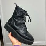ASOS Black combat lace up boots Photo 5