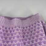 Lilly Pulitzer Corabelle Purple Iris honeycomb Puff Sleeve Knit Sweater XL Wool Photo 2