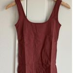 SKIMS  Cotton Jersey Tank in Redwood, Size Small Photo 3