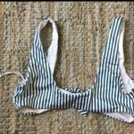 Tori Praver Swimwear Tori Praver NEW Green White Stripe Bikini Photo 9