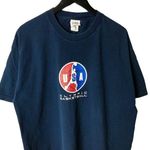 00s 90s Vintage USA Olympic Basketball T Shirt Graphic Tee 100% Cotton Size XL Photo 0
