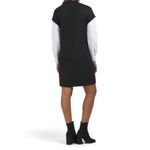 Tahari  black mixed media sweater dress NWT Photo 1