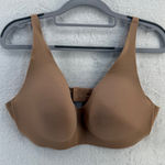 Wacoal XL B/C Bra Wireless T Shirt Bra Full Coverage Nude Beige Comfort Photo 0