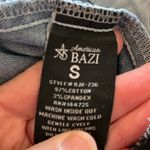 American Bazi Rad Denim Bomber Jacket Jean Distressed Comfy Small Photo 6