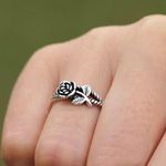 Boutique simple rose ring Photo 0