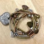 Stella & Dot Copper & Silver Metallic Bracelet Set Photo 5