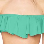 Trina Turk  Womens Standard Off Shoulder Ruffle Bandeau Bikini Swimsuit Top 6 Photo 1