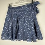 Aerie  Navy Paisley Mini Skirt Photo 3