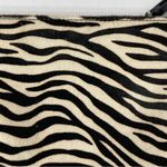 White House | Black Market Zebra Calf Hair Leather Clutch Photo 10