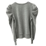 Rebecca Minkoff Janine Puffed Shoulder Heather Gray Sweatershirt Size XS Photo 4
