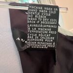 August Silk dress Med black white floral sleeveless silk long Photo 4