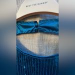 Adrianna Papell Vintage Adriana Papell Blue/Green Sequin Full Length Formal Gown, size 8 Photo 4