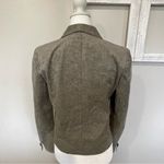 Rare Vintage Mollie Parnis Ultra Suede Blazer Gray Size XS Photo 3