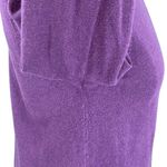 J.Jill Eggplant Purple Casual Light Weight Crew Neck Knit Sweater Photo 4