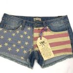 Ymi  Americana Cutoff Denim Shorts Size 3 Photo 1
