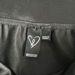 Windsor  Black Satin Bodycon Mini Dress Photo 5