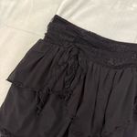 Tiger Mist  Black Lace Ruffle Mini Skirt Photo 4